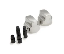 North American Outdoors Chrome Main Burner Control Knob Set
