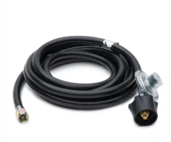 12-Foot Propane Hose For Outdoor Fireplaces, Gas Grills, & Patio Heaters